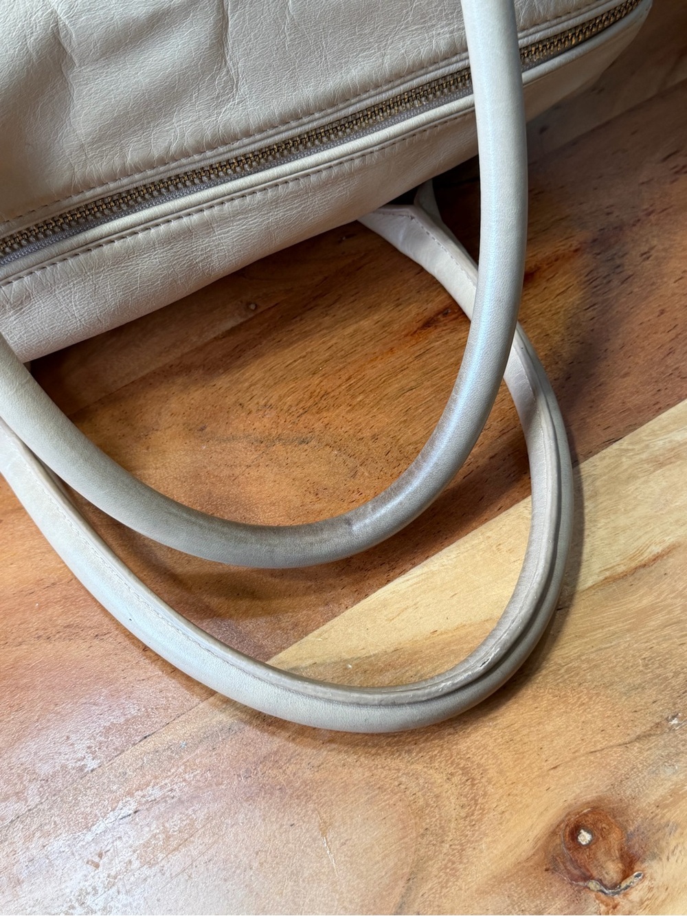 Tory Burch Quiet Luxury Classic HTF Archival Robinson Leather Bowler Cream Fair - Picture 7 of 13